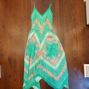 Beautiful vintage seventies era handkerchief dress